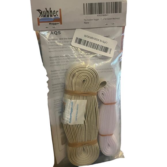 Rubber Hugger Bed Sheet Strap, Elastic Band | Medium - Queen Mattress NEW - Picture 4 of 6